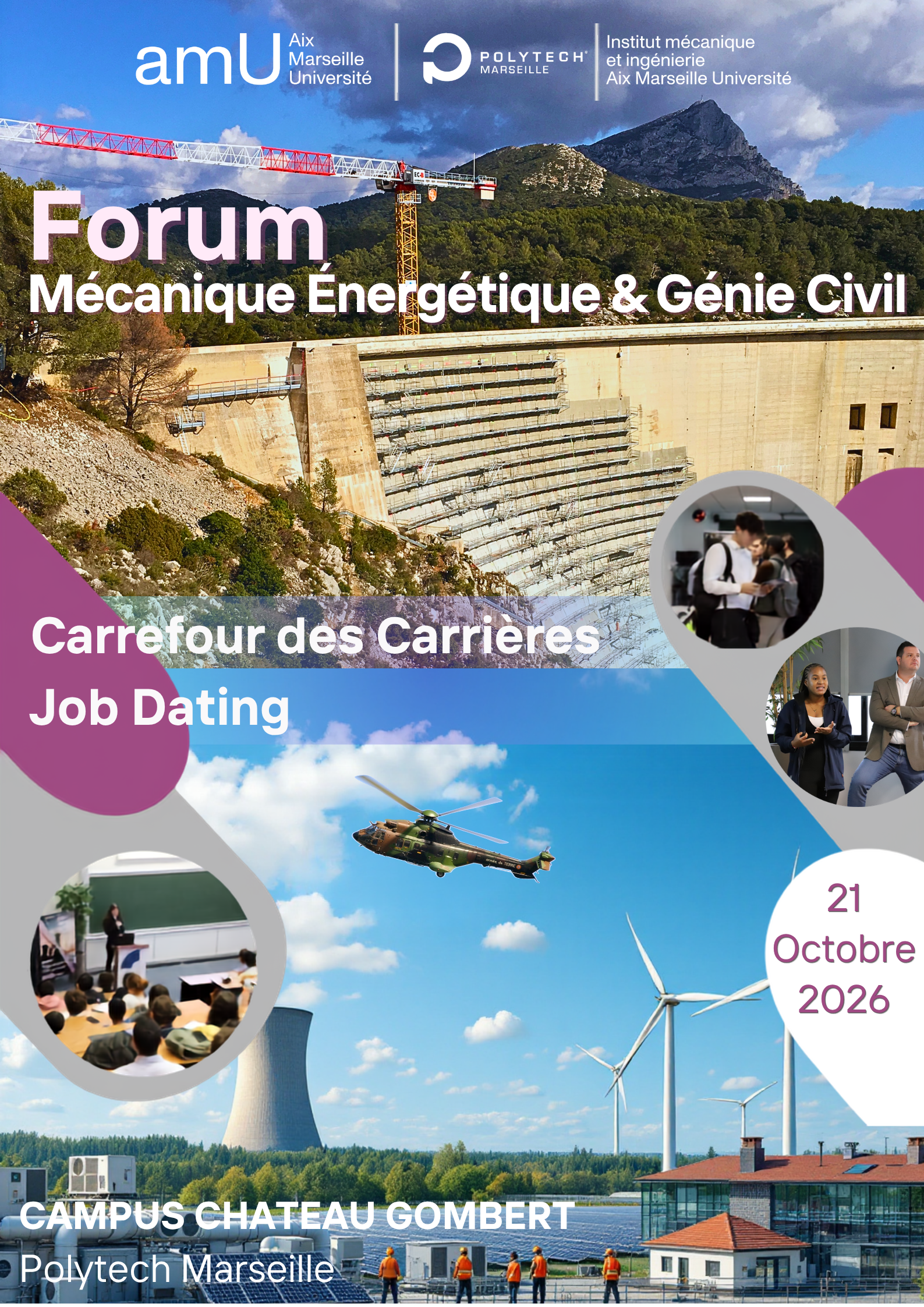Forum Mécanique Energétique et Génie Civil 2026 | polytech.univ-amu.fr